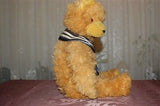Antique Thuringia Germany Yellow Teddy Bear 1930s Silk Plush 18 inch 46 cm
