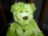 Applause Birthday Birthstone Baby Bears August ~ Peg ~ 2002 with Necklace 20363