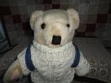 Roller Blade Bear Knitted Sweater & Backpack RARE