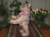 Hermann Germany Bear 1989 Ltd Ed. Lilly Lilac Tipped Long Mohair Growler 16 inch