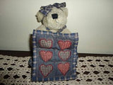 Boyds Bears Quilt Patch Bear Camomille Q. Quignapple 9.5 inch
