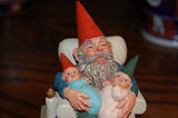 Rien Poortvliet Classic David the Gnome Statue Grandfather with Children