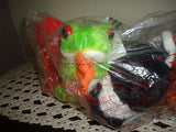 Gund lot of 5 Telus Chameleon Frog Pig Monkey Rabbit Brand New Mint Retail Bag