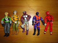 GI Joe Action Figures Mixed Lot 5 Hasbro 3.5 inch Assorted Characters Mixed P