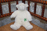 Happy Horse White Lamb Sheep Soft Baby Toy Lucky Clover Farm 2007 New 13 inch