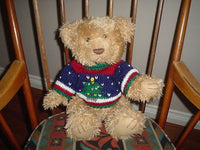 Ganz 1996 Christmas Bear Fully Jointed Jumbo 18