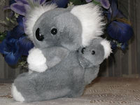 Kors BV Holland Grey Mom and Baby Koala Bear