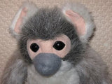 K&M UK Wild Republic Light Grey Dangling Monkey