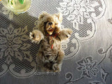 Antique Hermann German Zotty Bear Mohair 1960s Tag