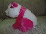 Aurora World PANDA BEAR Pink & White Soft Plush 12 inch Handmade Indonesia