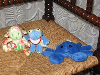 Set of 3 Dutch & UK Baby Toys Lamb - Komodo Dragon - Crab