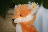 Steiff Fuzzy Fox Dralon 3622,00 Button & Tag