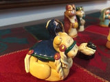 Miniature Dough Clay NATIVITY SET Jesus Joseph Mary 11 Handmade Figurines OOAK