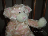Ganz Pink Creme Baby Bear Plush 15 Inch Jointed Retired 1999