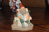 Rien Poortvliet Classic David the Gnome Statue Grandfather w Children