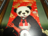 One & Only Bears Artist Michelle Lamb OOAK MAYSING Panda Photo Art Card Framed