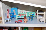 Old Vintage Dollhouse 1960s 1970s Jean Furniture