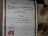 Metro UK Teddies Love Collection 2001 Emily Ltd Edition