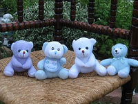 Lot of 4 Dutch Soft Miniature Teddy Bears