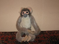 K&M UK Wild Republic Light Grey Dangling Monkey