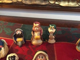 Miniature Dough Clay NATIVITY SET Jesus Joseph Mary 11 Handmade Figurines OOAK