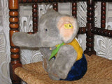Steiff Germany 6112/35 Happy Elephant 35cm KF Button & Tag