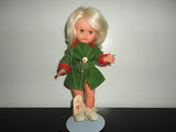 Vintage Blonde Vinyl Doll Made in Germany 30/10 Drei-M-Puppe MMM Schwesterlein