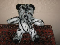 Vintage German OOAK Striped Teddy Bear
