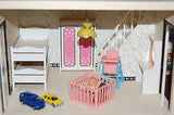 Vintage LUNDBY 4 Levels Doll House & Accessories PACKED FULL Stunning