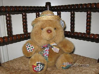Play By Play UK Patches Bear with Straw Hat