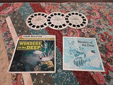 VTG 1954 View Master World of Science WONDERS OF THE DEEP 3 Reels with Case