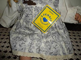 Original JESSIE Doll Quebec Canada 2 feet Paisley Dress