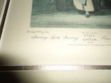 UK Artist F. Wheatley Cries of London Strawberrys Scarlet Print