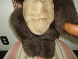 JUMBO One of a Kind Teddy Bear Faux Mink Leather Paws 20 Inch Jointed AOOAK