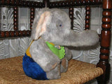 Steiff Germany 6112/35 Happy Elephant 35cm KF Button & Tag