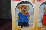 Schuco Bearli Boy & Girl Bear Collectible Mohair NIB Set of 2 Junge und Mädchen