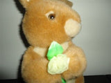 Vintage Ganz 1997 STANDING BUNNY with Daffodil Plush Toy 15 inch CH1898