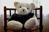 Made in Germany Large Teddy Bear Plush Hand Knitted Sweater 65 cm