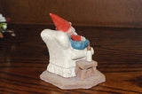 Rien Poortvliet Classic David the Gnome Statue Grandfather w Children