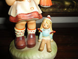Vintage Made in Japan German Girl Making Clothes Doll Porcelain Figure 6 inch