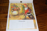 Rien Poortvliet David the Gnome Kabouter Birthday Calendar Dutch Months New