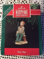 Hallmark Christmas Carol Keepsake Tiny Tim Porcelain Handpainted QX503-7 1991