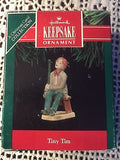 Hallmark Christmas Carol Keepsake Tiny Tim Porcelain Handpainted QX503-7 1991