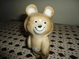 Misha Russian Olympic Bear Mascot Figurine Marked 43-60