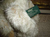 Russ OLIBY Bear 12 inch Item 24018 Retired Faux Antique Style Long Plush