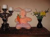 Old Vintage German Bunny Rabbit Plush 16 inch Carrot