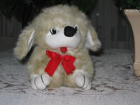 Vintage 1980s Dutch Shaggy Puppy Dog Plush