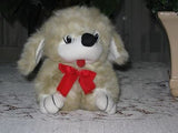 Vintage 1980s Dutch Shaggy Puppy Dog Plush