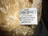 Settler Bears Australia JOAN Catalogue Booklet All Tags Rose Dress 14in Jointed