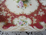 NORITAKE Made in Japan Handpainted Serving Dish with Handle 9 inch